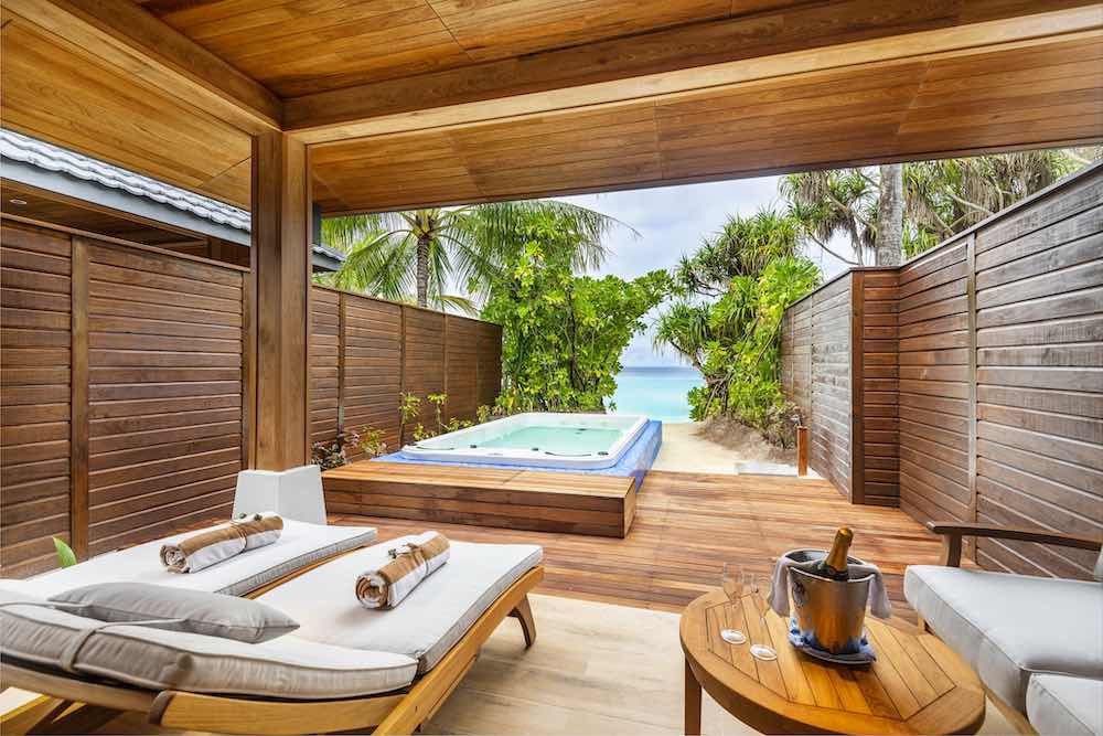 Premium Deluxe Beach Villa at Lily Beach Resort and Spa, view 5
